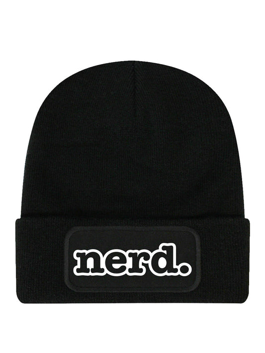 Nerd Black Beanie