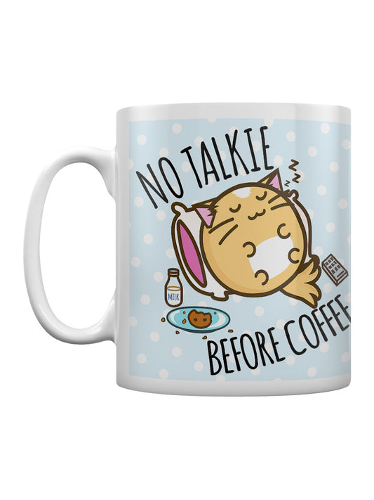 Fuzzballs No Talkie Before Coffee Mug
