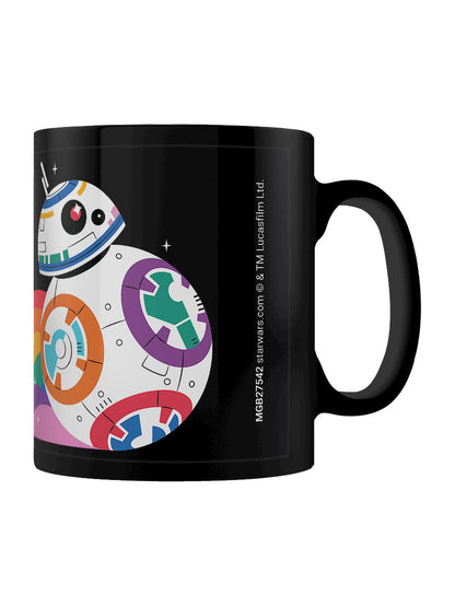 Star Wars Pride BB8 Rainbow Black Mug