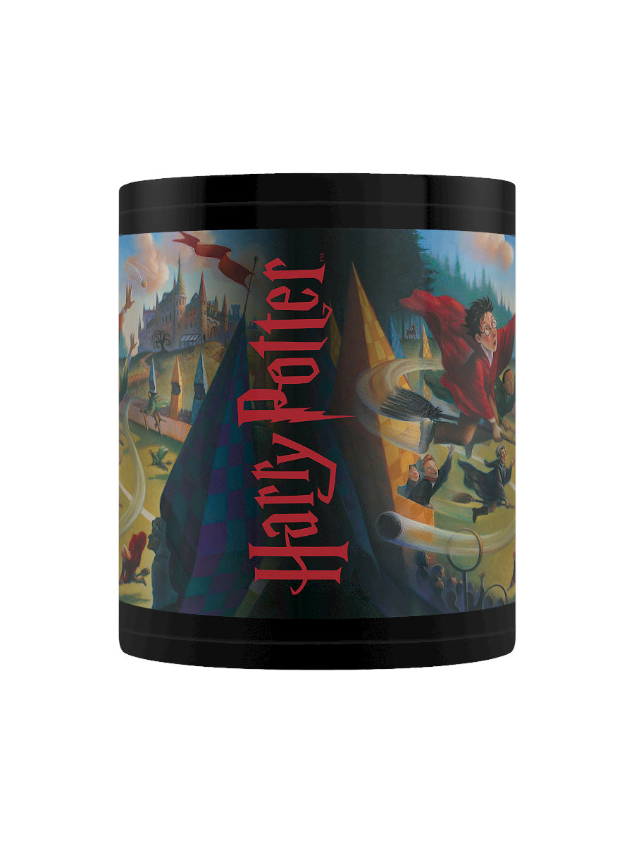 Harry Potter Book 1 Quidditch Black Mug