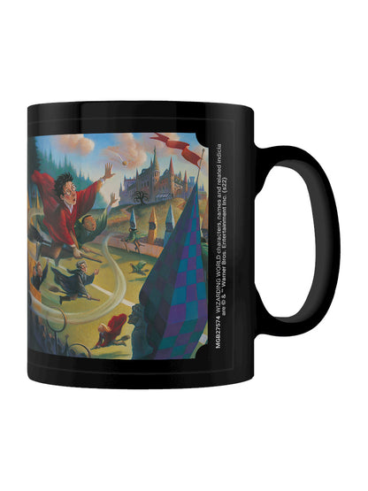 Harry Potter Book 1 Quidditch Black Mug