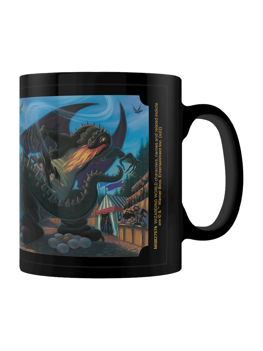 Harry Potter Book 4 First Task Black Mug