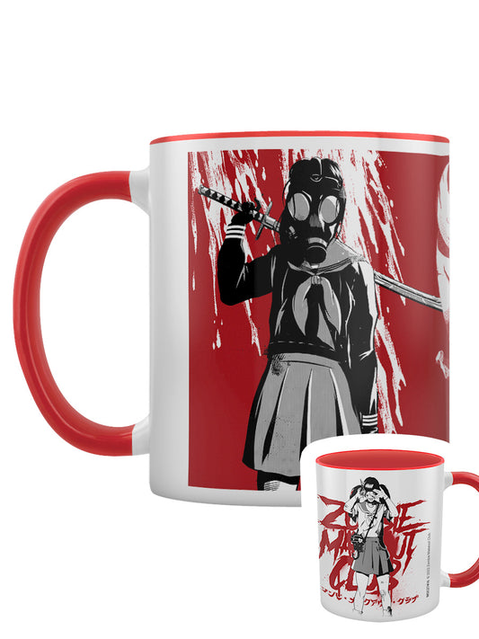 Zombie Makeout Club Demon Skull Red Coloured-Inner Mug