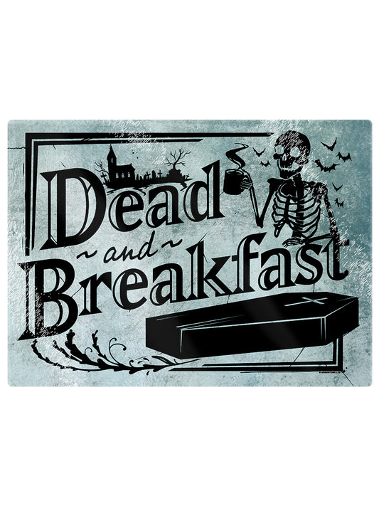 Dead and Breakfast Rectangular Chopping Board