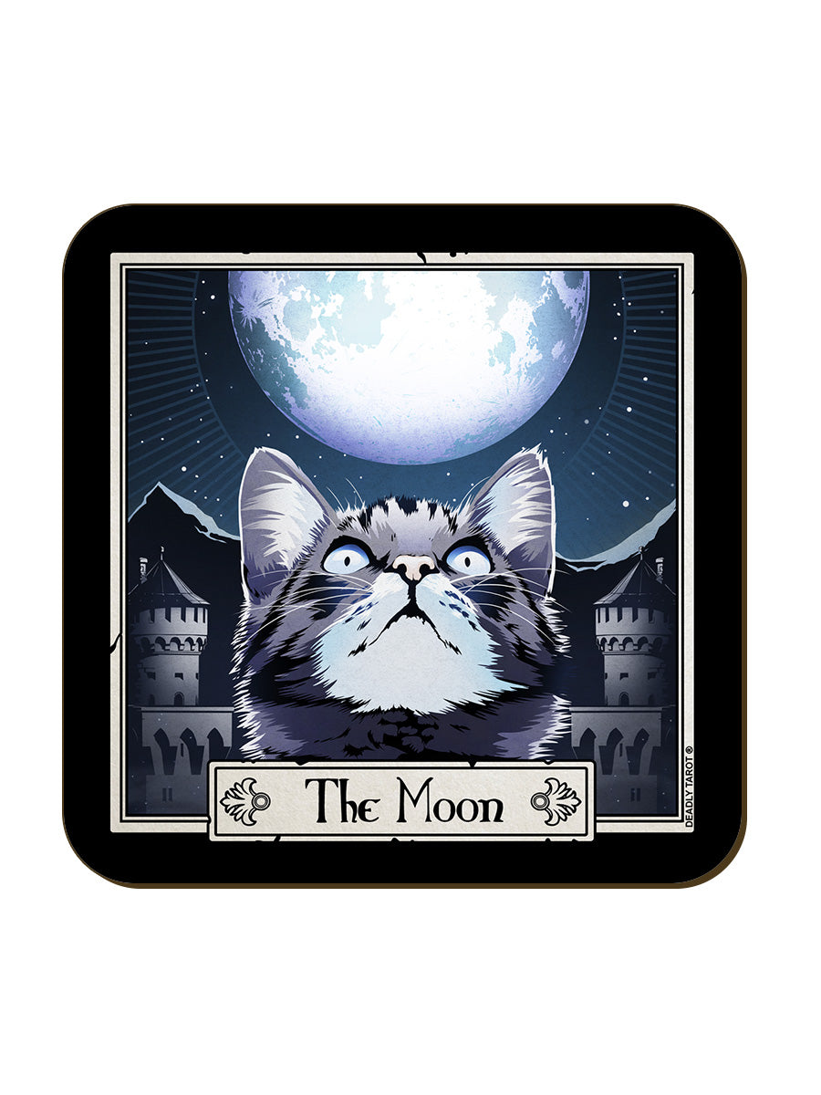 Deadly Tarot Felis The Moon Coaster