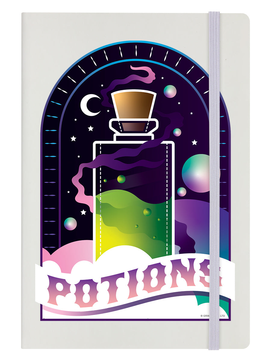 A Little Book of Potions Cream A5 Hard Cover Notebook