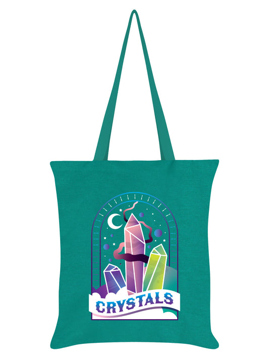 Crystals Magic Emerald Green Tote Bag
