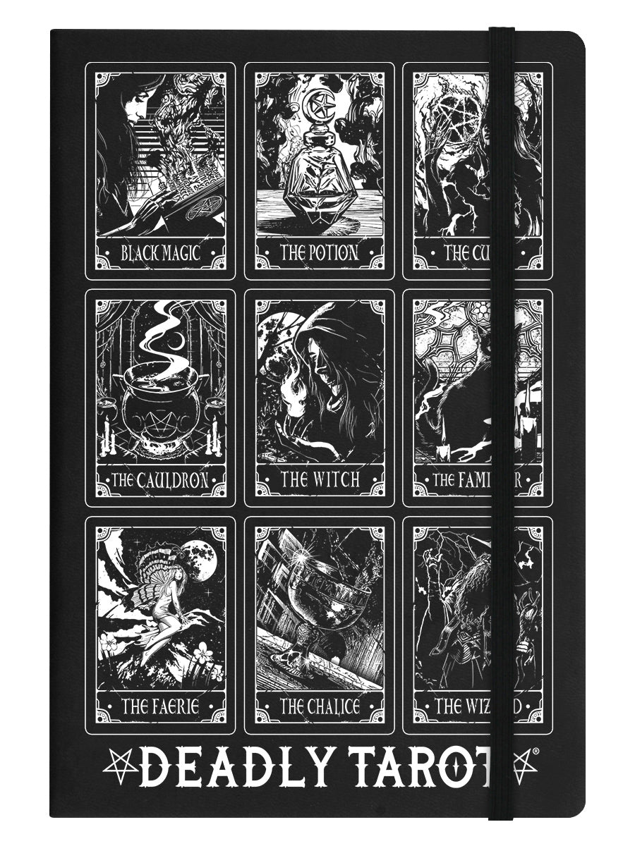 Deadly Tarot The Witch Compilation A5 Hard Cover Notebook