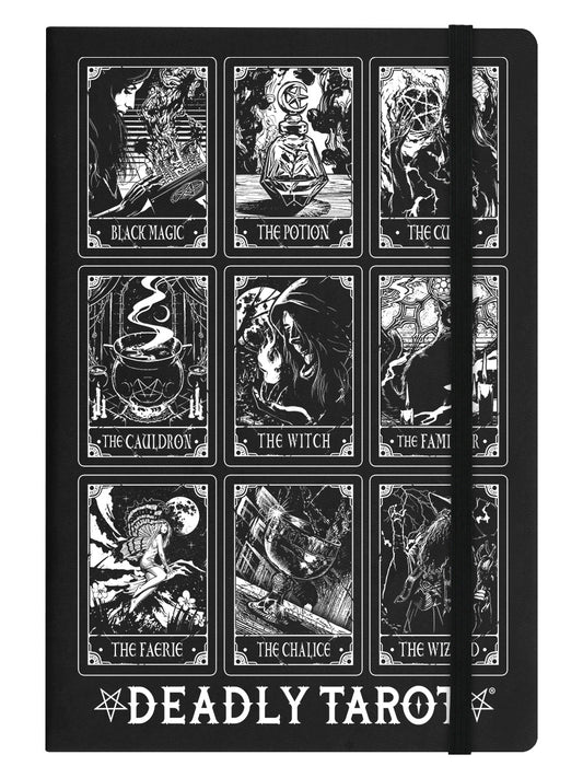 Deadly Tarot The Witch Compilation A5 Hard Cover Notebook