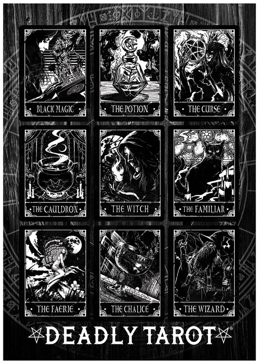 Deadly Tarot The Witch Compilation Mini Poster