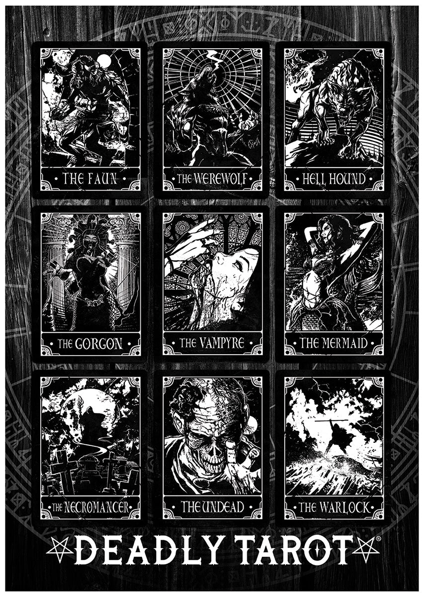 Deadly Tarot The Vampyre Compilation Mini Poster