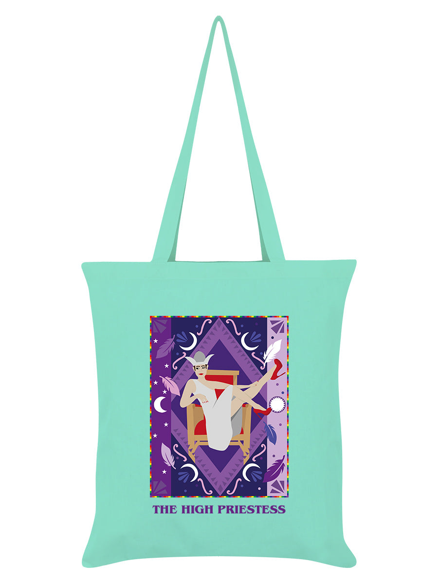 Deadly Tarot Pride - The High Priestess Mint Green Tote Bag