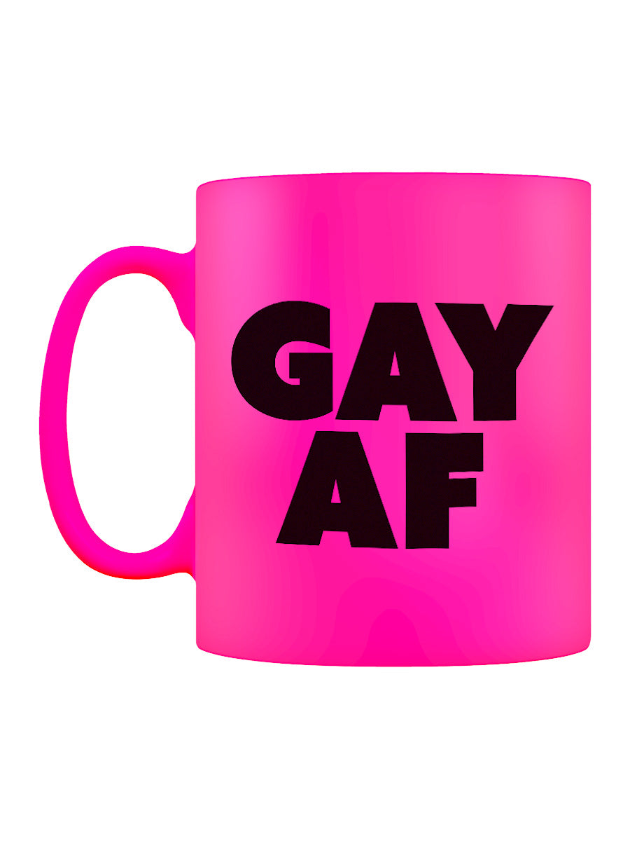 Gay AF Pink Neon Mug