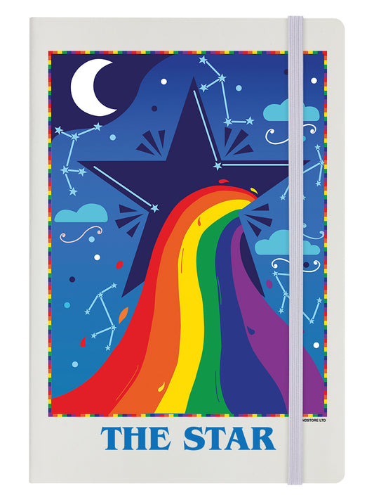 Deadly Tarot Pride The Star Cream A5 Hard Cover Notebook
