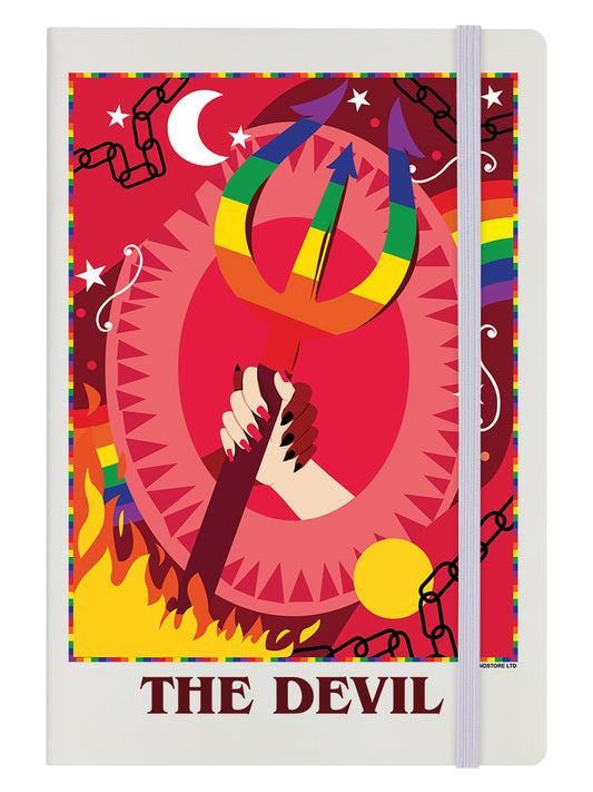 Deadly Tarot Pride The Devil Cream A5 Hard Cover Notebook