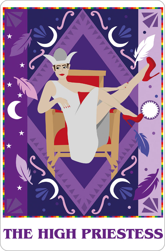 Deadly Tarot Pride The High Priestess Greet Tin Card