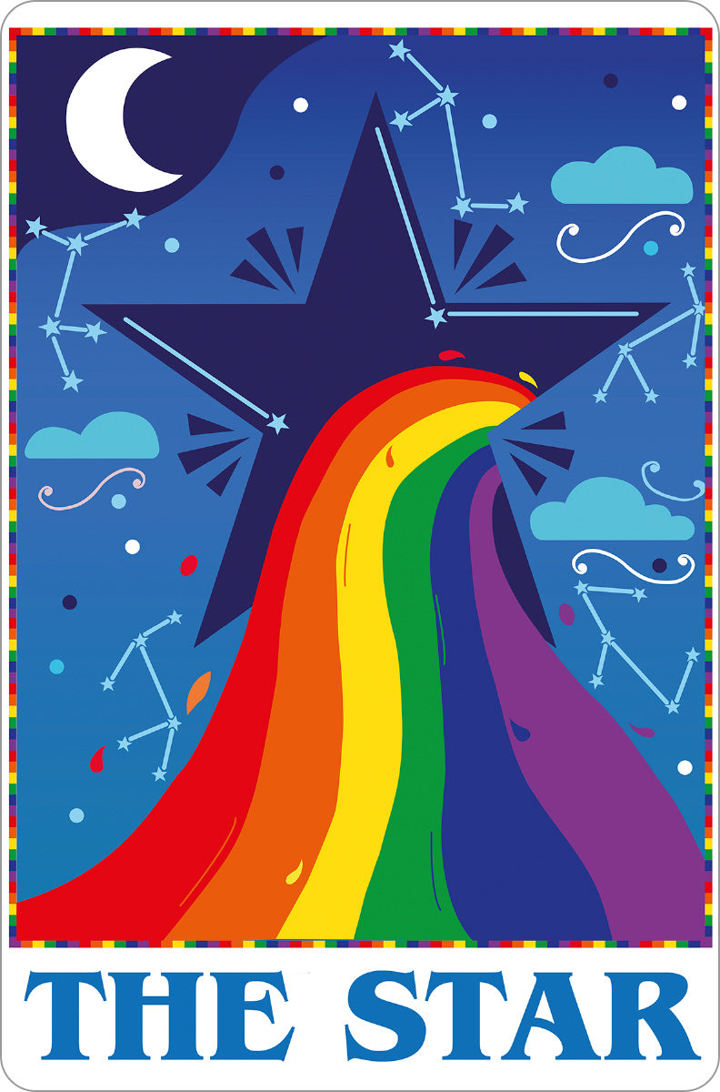 Deadly Tarot Pride The Star Greet Tin Card