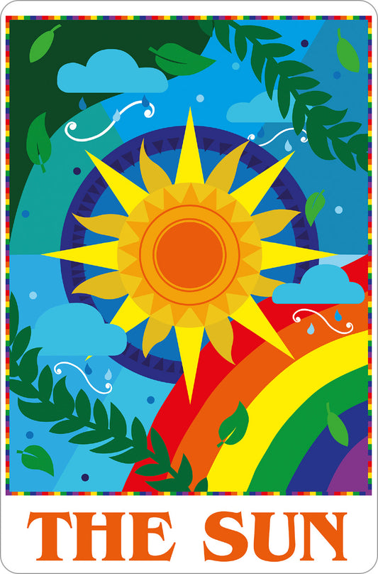 Deadly Tarot Pride The Sun Greet Tin Card