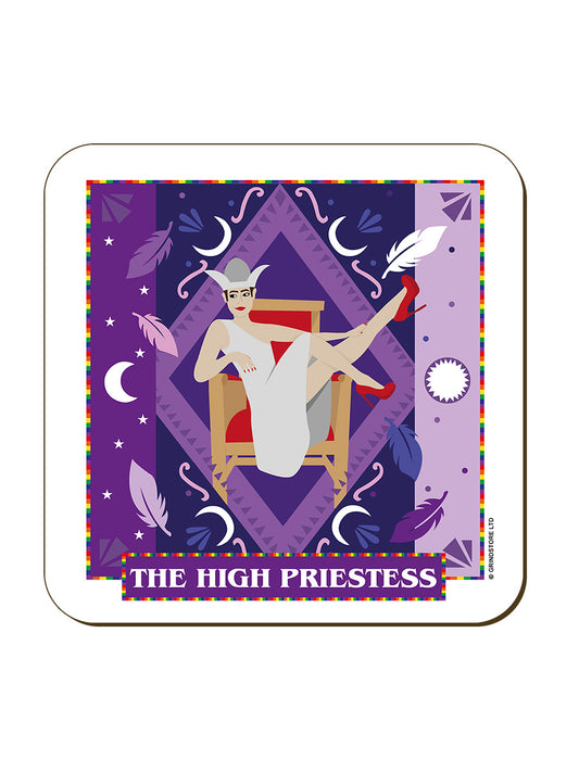 Deadly Tarot Pride The High Priestess Coaster