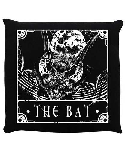Deadly Tarot The Bat Black Cushion