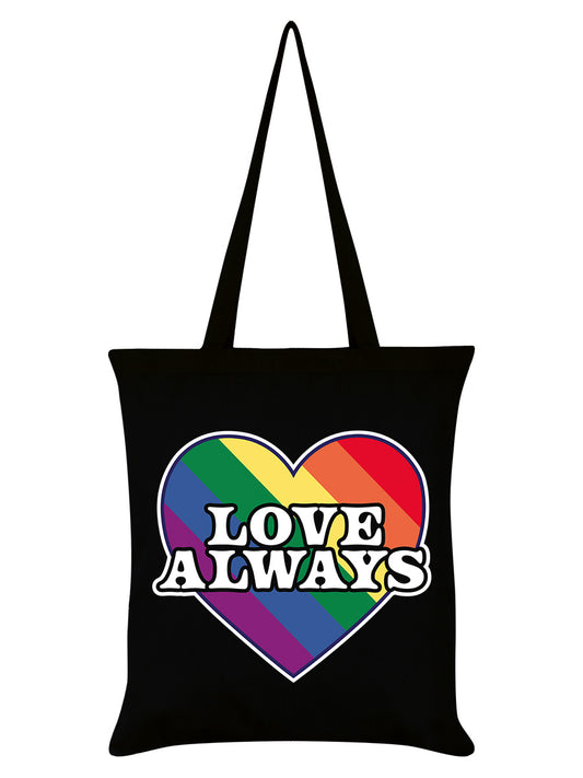 Love Always Black Tote Bag