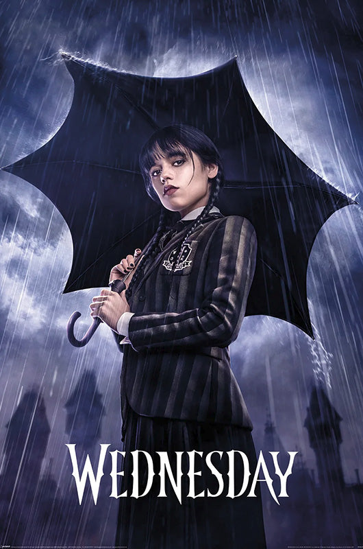 Wednesday Downpour Maxi Poster