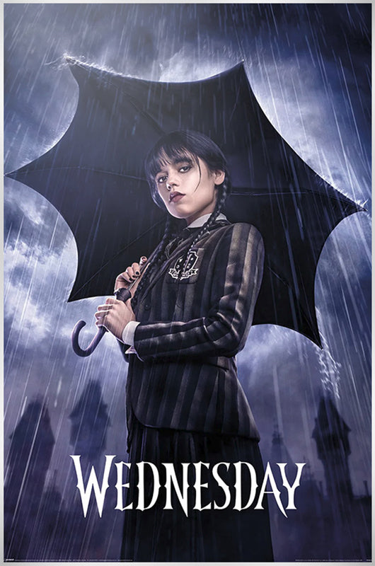 Wednesday Downpour Maxi Poster