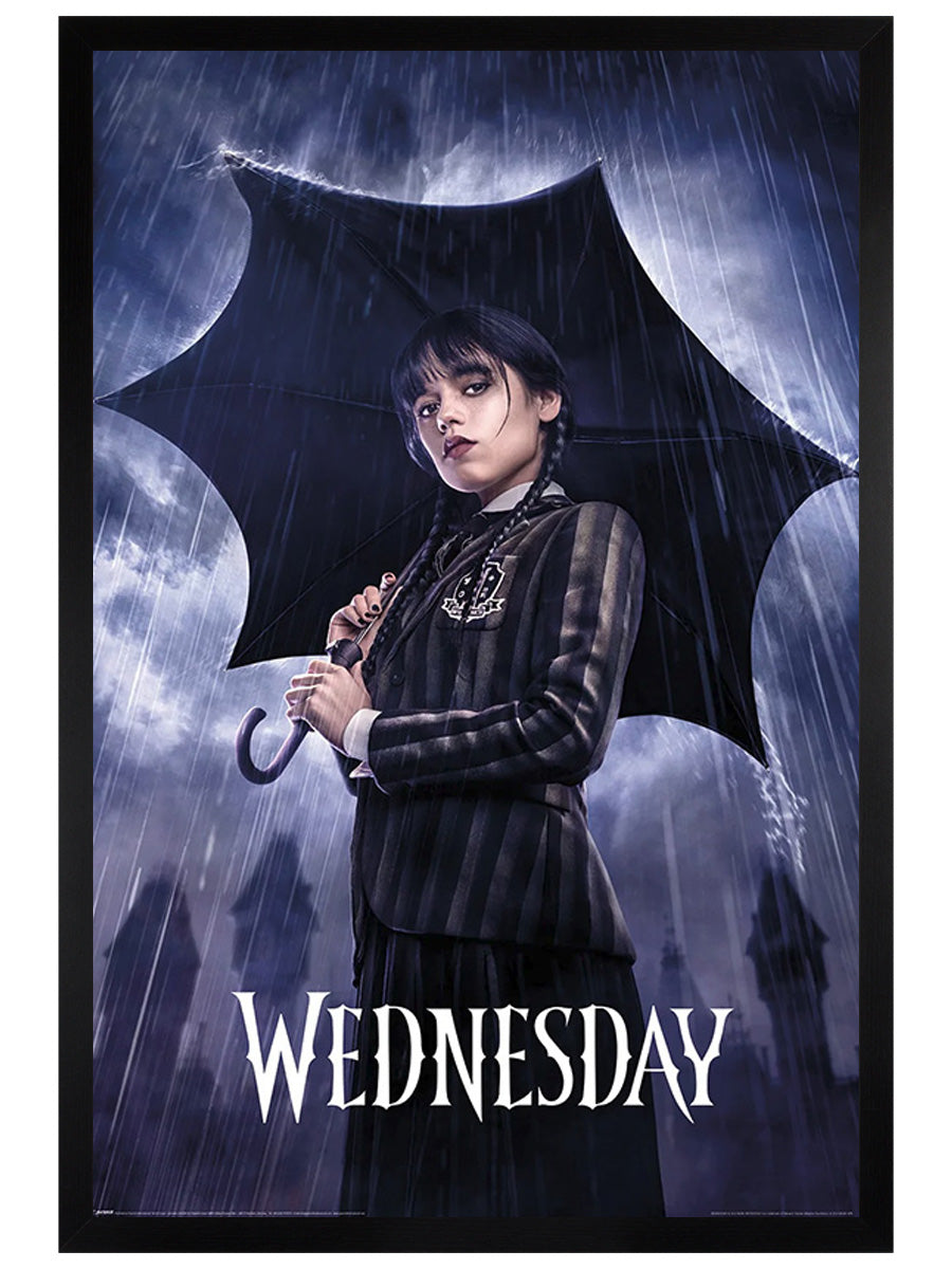 Wednesday Downpour Maxi Poster