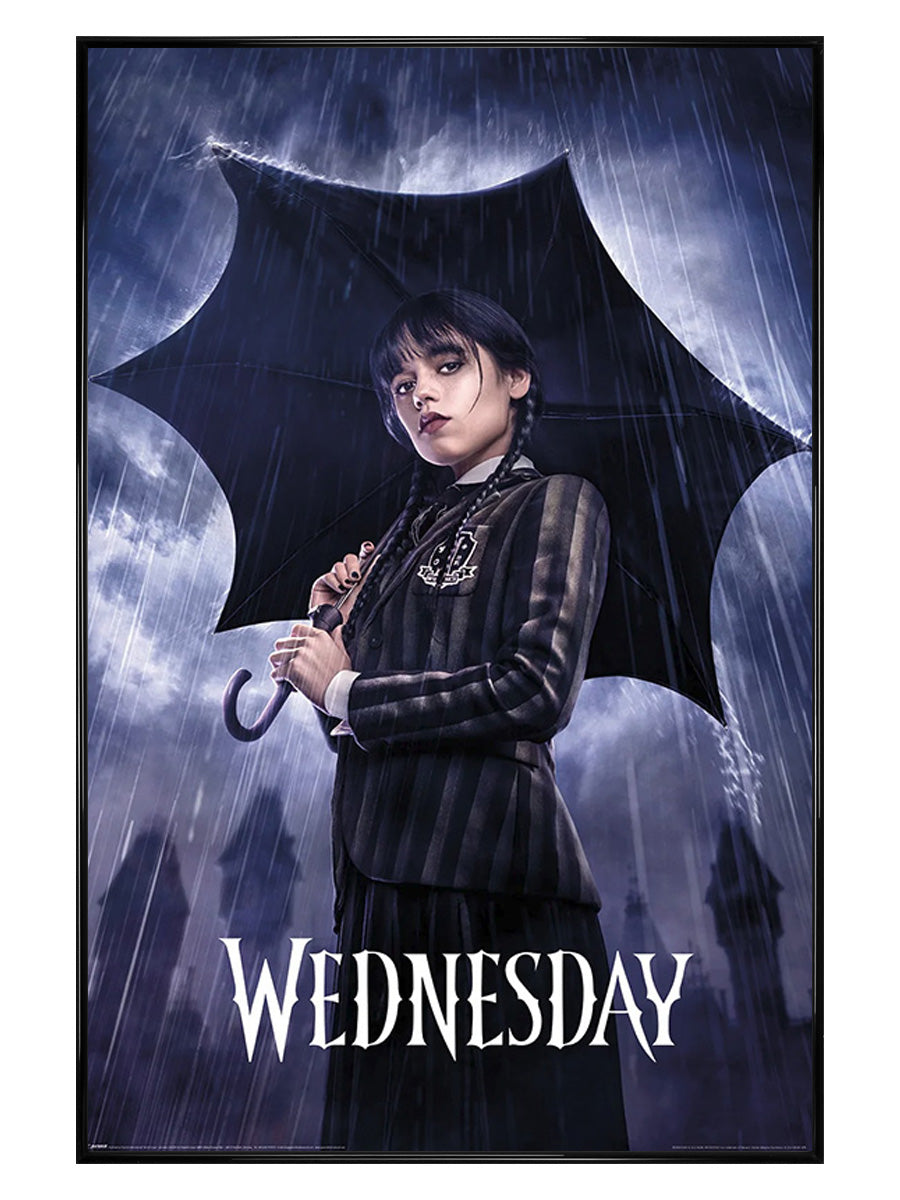 Wednesday Downpour Maxi Poster