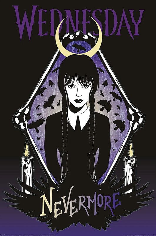 Wednesday Ravens Maxi Poster