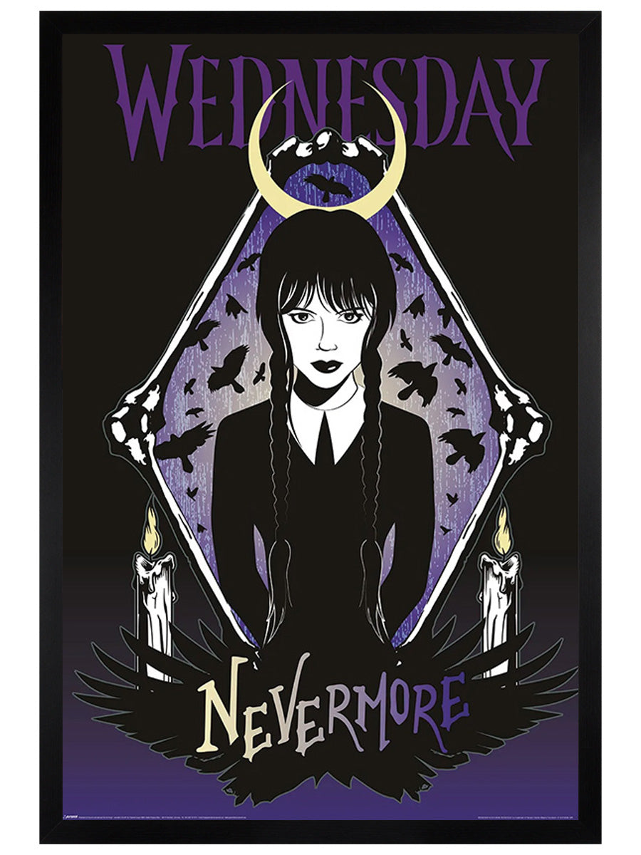 Wednesday Ravens Maxi Poster