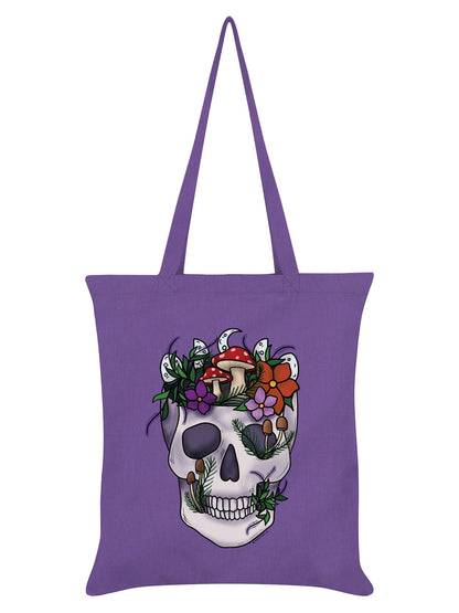 Foraging Skull Violet Tote Bag