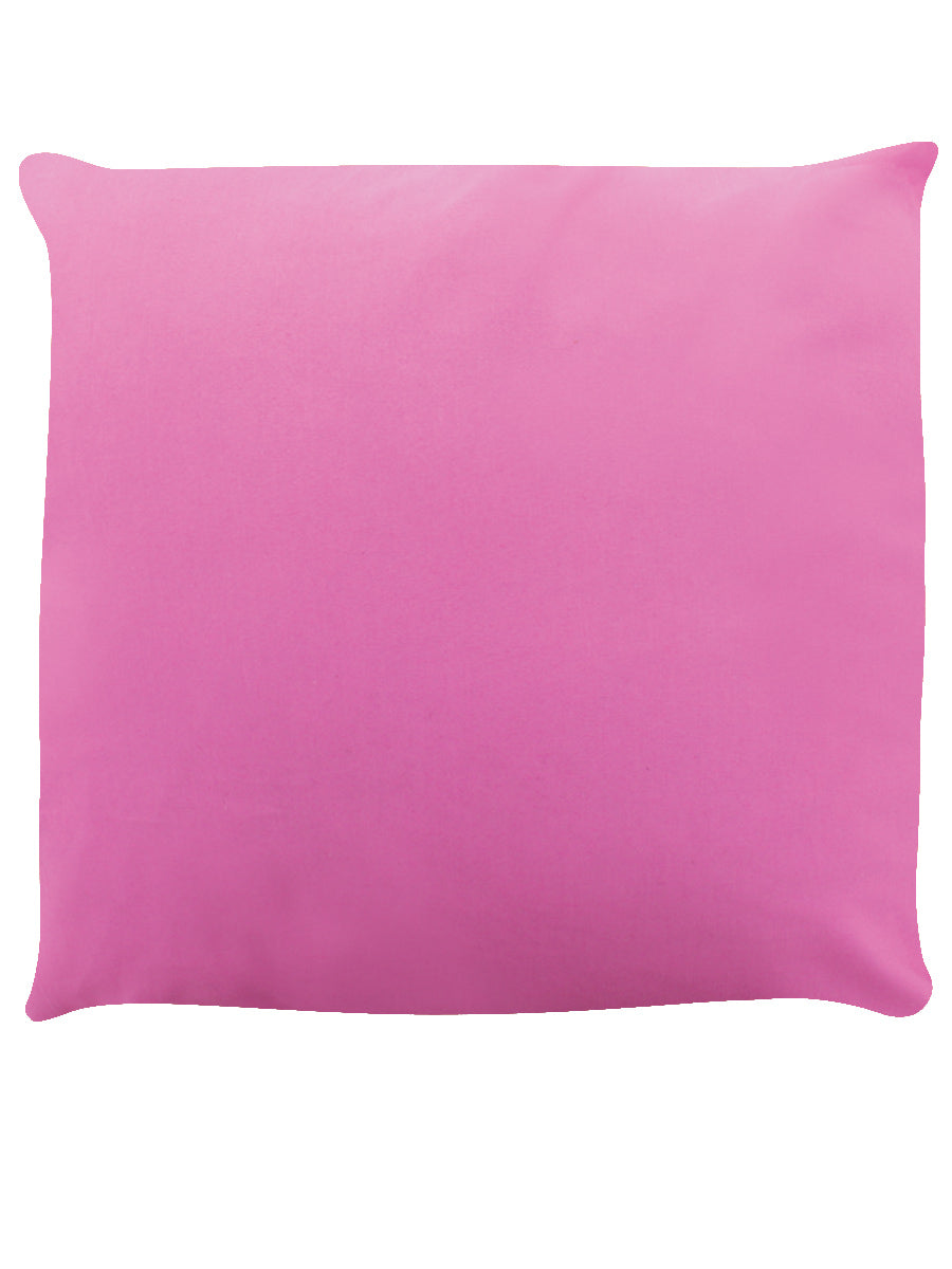 You Will Be Full Again Pink Cushion