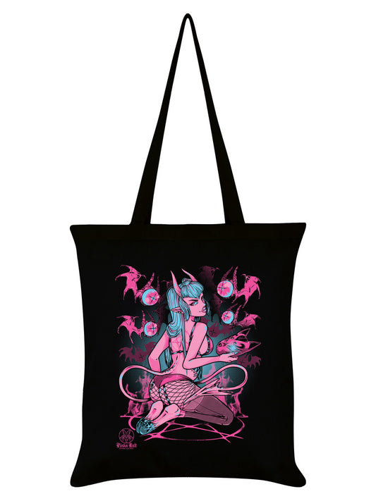 Pinku Kult Shichan Black Tote Bag