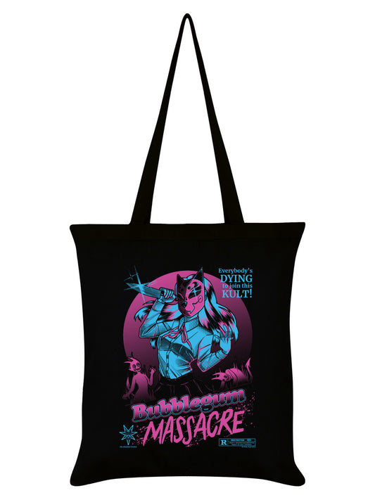 Pinku Kult Bubblegum Massacre Black Tote Bag