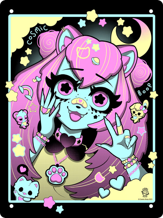 Cosmic Boop Anya Mini Tin Sign