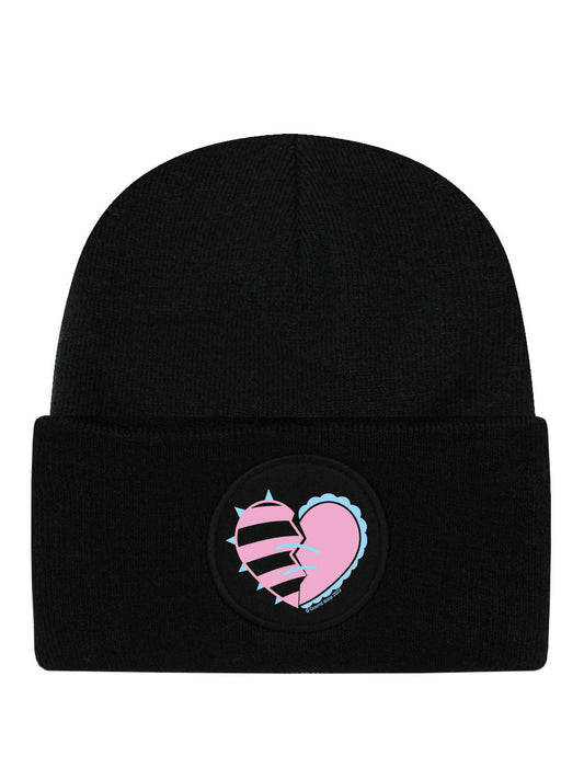 Cosmic Boop My Two Aethetics Black Beanie