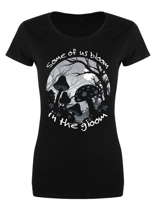 Some Of Us Bloom In The Gloom Ladies Black Merch T-Shirt