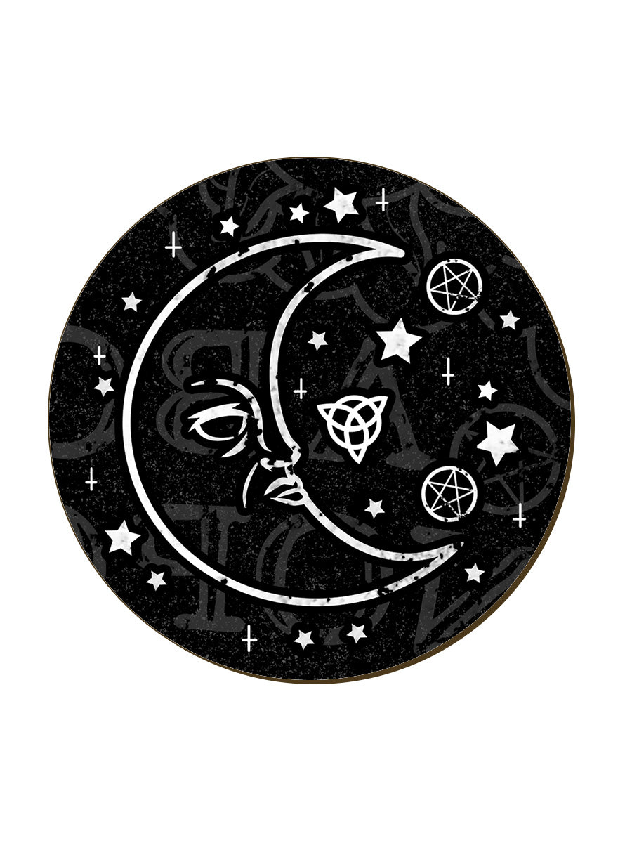 Pentagram Moon Coaster