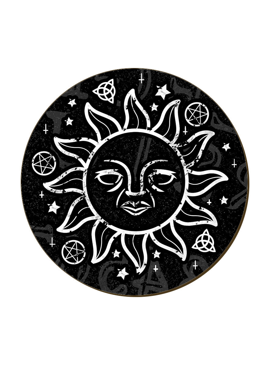 Pentagram Sun Coaster