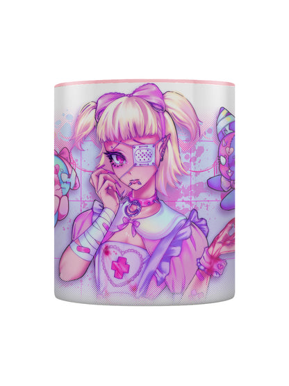 Pinku Kult Fragile Pink Inner 2-Tone Mug