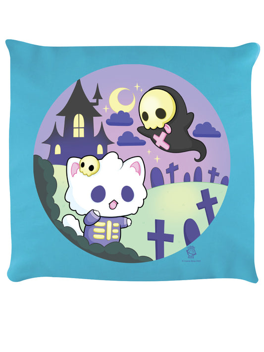 Cosmic Boop Ghost Hunt Lilac Cushion
