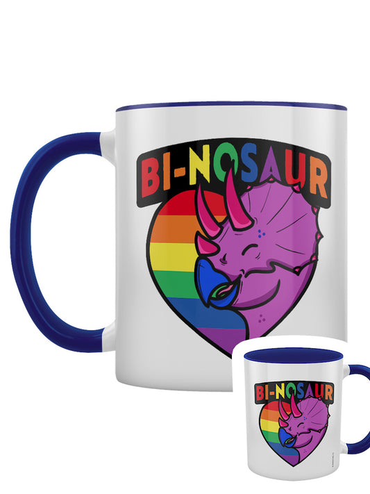 Bi-nosaur Blue Inner 2-Tone Mug