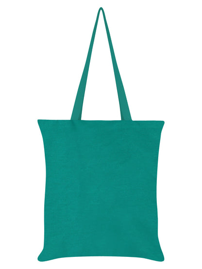 Dinosaur All My Friends Are Extinct Emerald Green Tote Bag