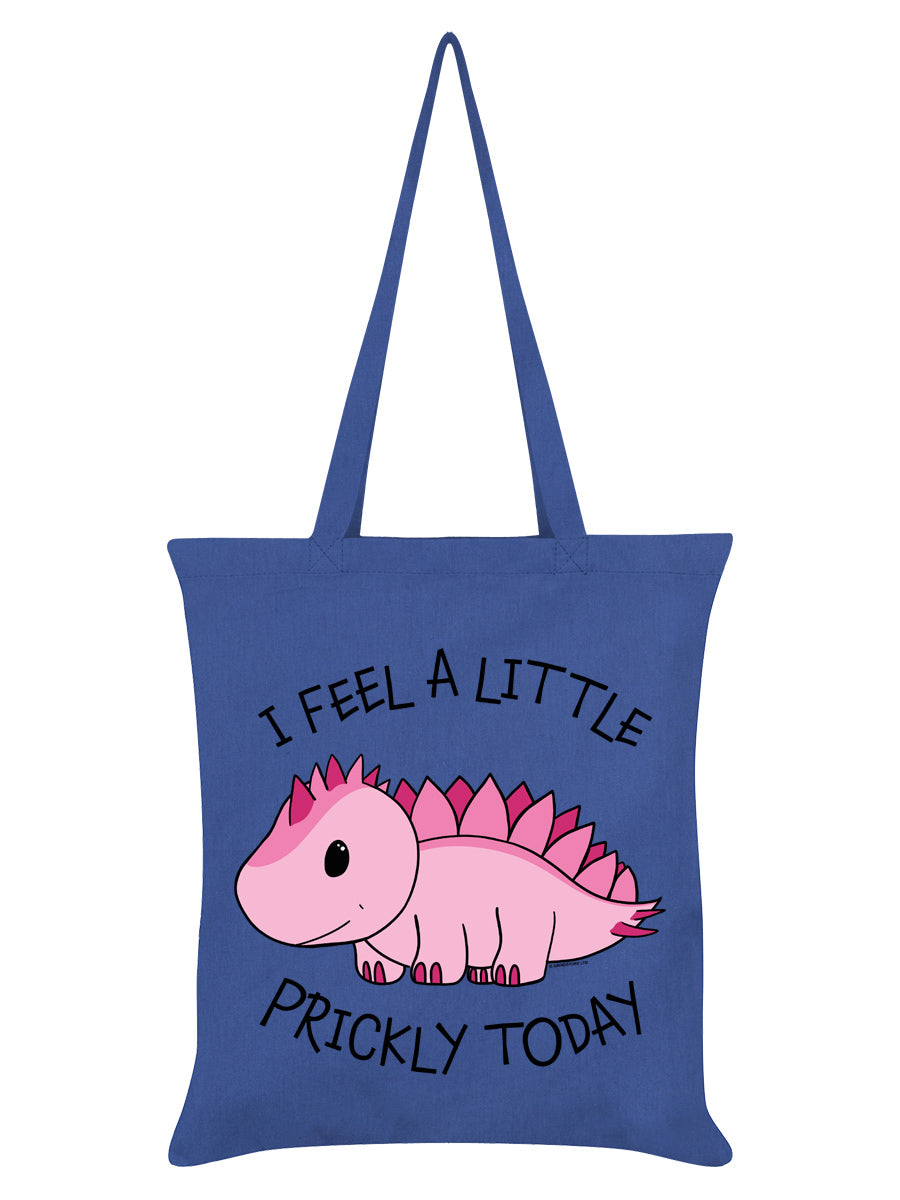 I Feel A Little Prickly Today Cornflower Blue Tote Bag