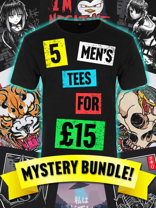 Men's Mystery T-Shirt Bundle - 5 Pack