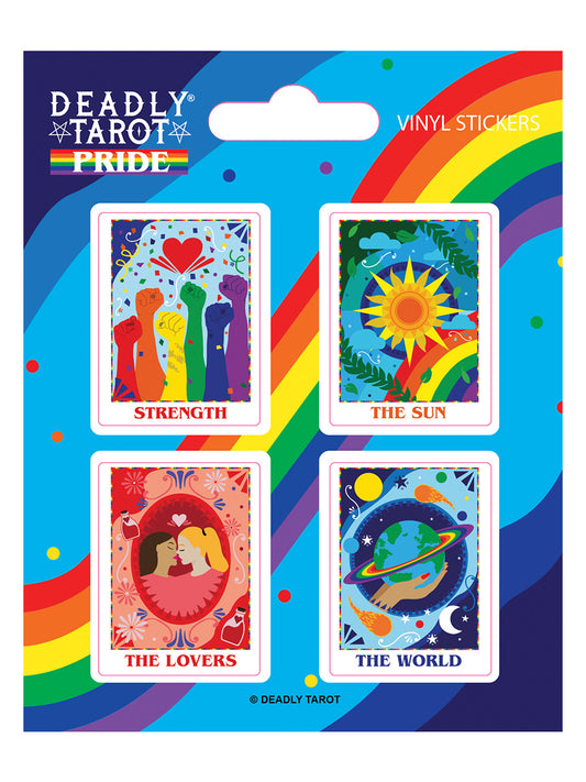 Deadly Tarot Pride Vinyl Sticker Set