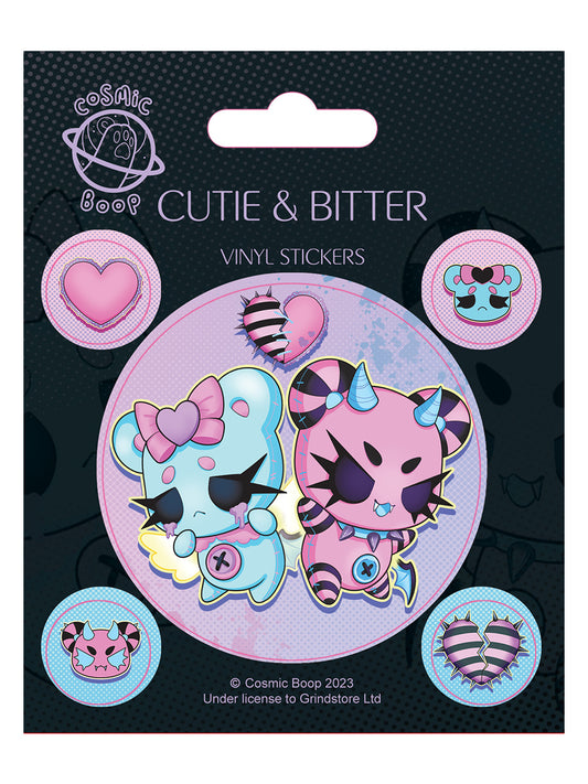Cosmic Boop Cutie & Bitter Vinyl Sticker Set