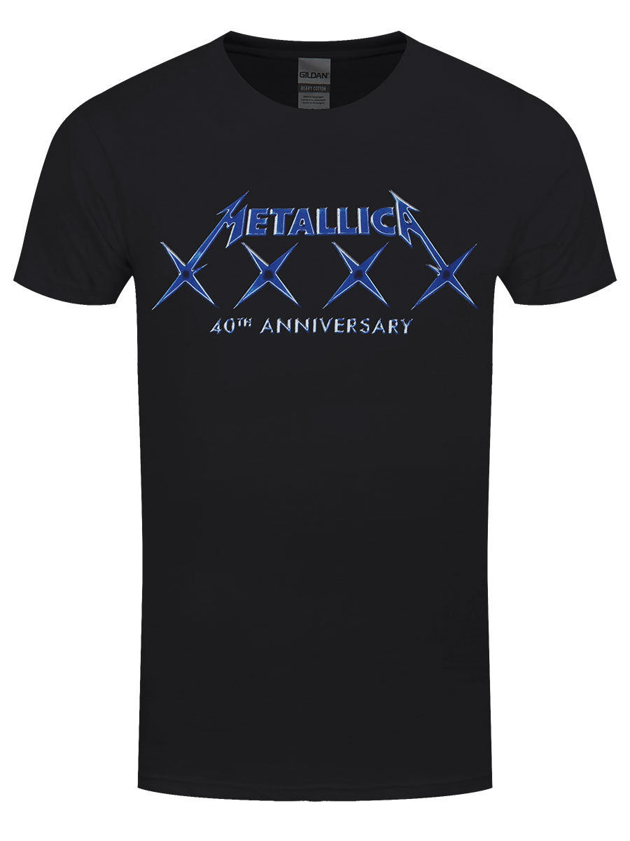 Metallica 40 XXXX Men's Black T-Shirt