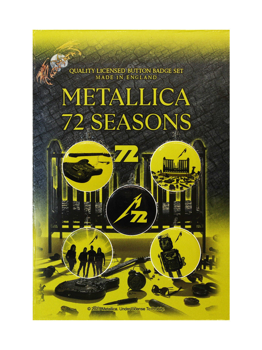 Metallica 72 Seasons Badge Pack